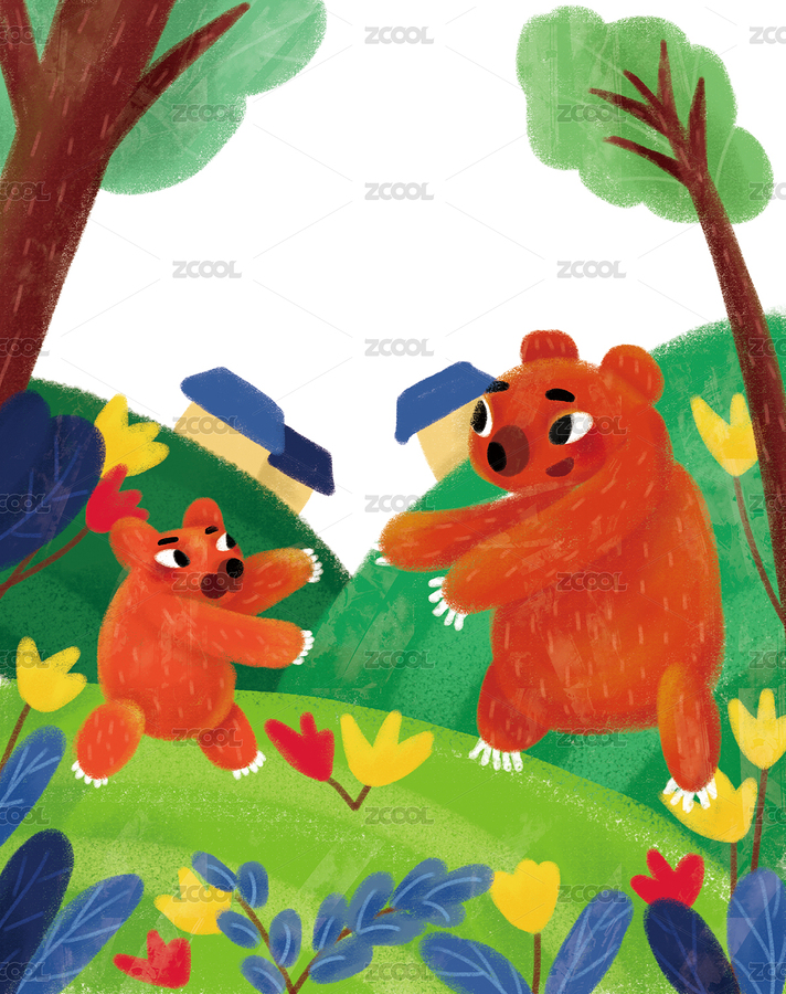 動物插畫（主預(yù)覽-201513） - 未分類 - 站酷設(shè)計師芋頭切原創(chuàng)素材 - 站酷ZCOOL