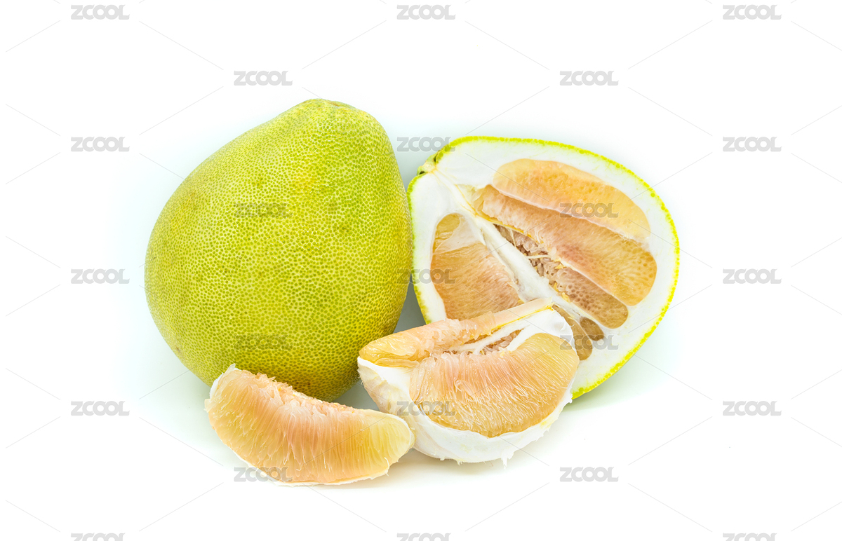 白色背景切開的臺(tái)灣特產(chǎn)麻豆文旦柚子（主預(yù)覽-8736105） - 未分類 - 站酷設(shè)計(jì)師yuanbo83原創(chuàng)素材 - 站酷ZCOOL