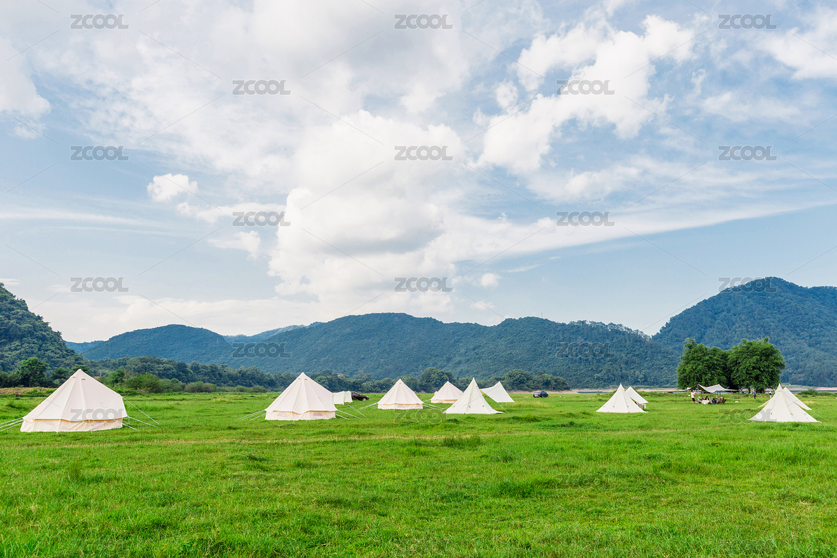 中國南方地區(qū)夏季露營的帳篷（主預(yù)覽-7917099） - 未分類 - 站酷設(shè)計(jì)師Candy_GG原創(chuàng)素材 - 站酷ZCOOL
