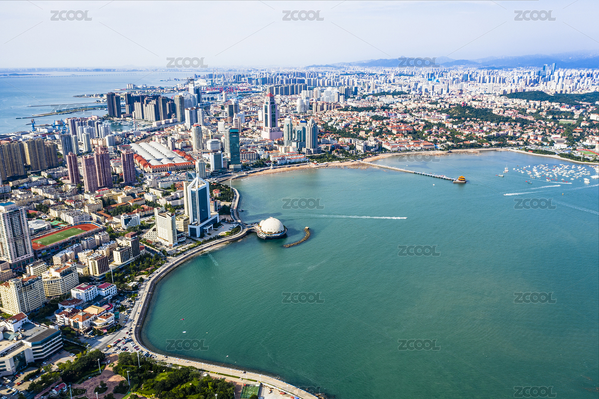 无人机视角中国山东省青岛海岸风光日景（主预览-2836752） - 未分类 - 站酷设计师webstar15原创素材 - 站酷ZCOOL