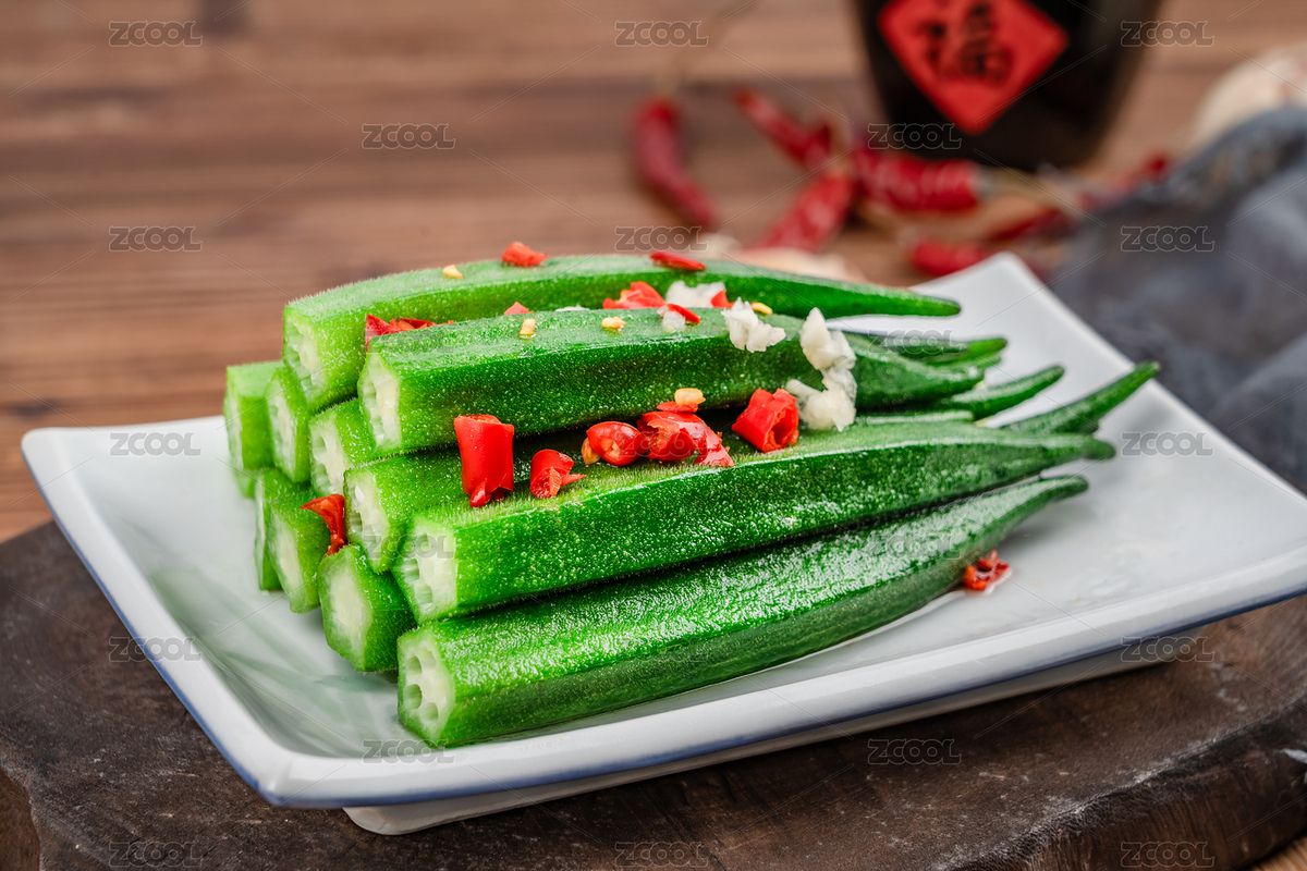 涼拌秋葵（主預(yù)覽-2531164） - 未分類 - 站酷設(shè)計師asdfg281283原創(chuàng)素材 - 站酷ZCOOL