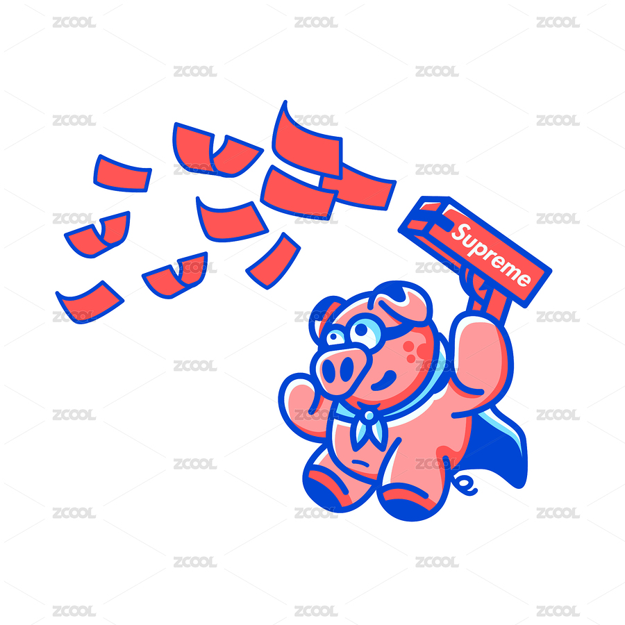 小豬用噴錢槍撒錢（主預(yù)覽-220891） - 未分類 - 站酷設(shè)計(jì)師我的名字叫皓原創(chuàng)素材 - 站酷ZCOOL