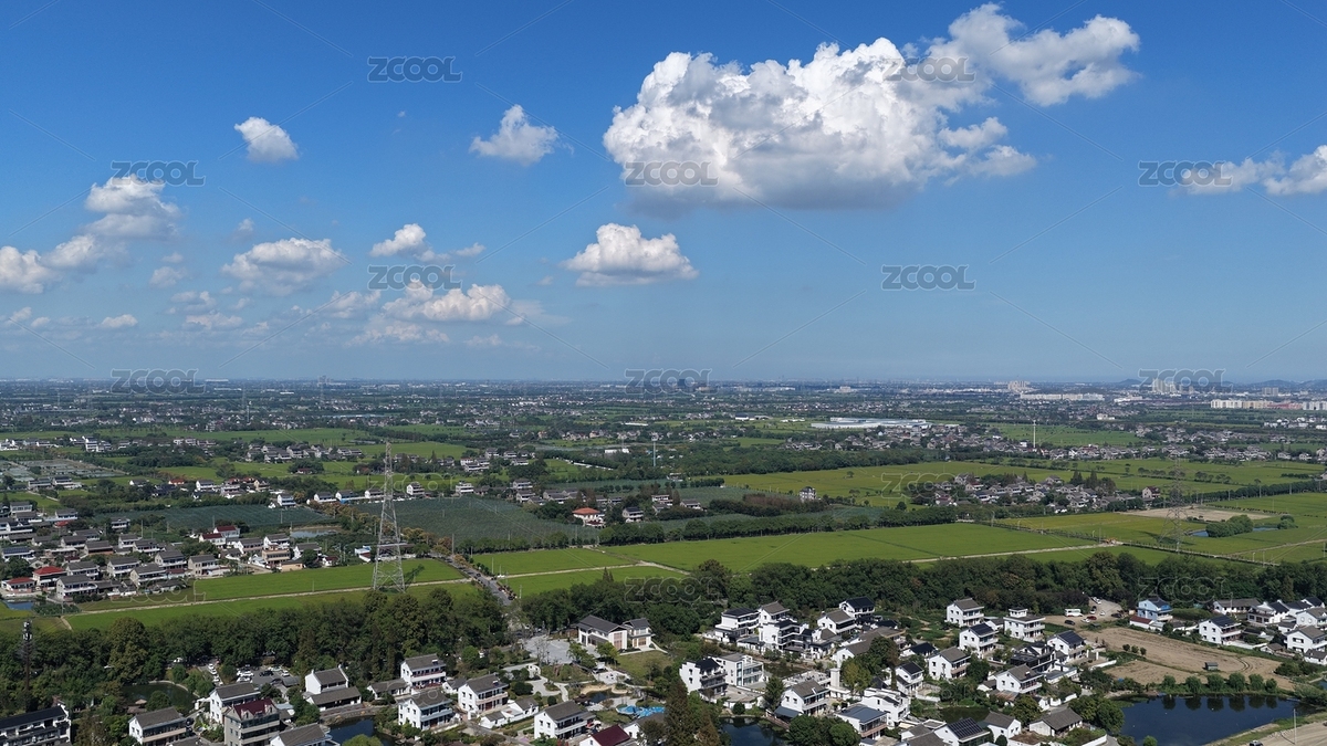 浙江嘉興海寧村莊田園風光航拍（主預覽-11930599） - 未分類 - 站酷設計師初小夏夏原創(chuàng)素材 - 站酷ZCOOL