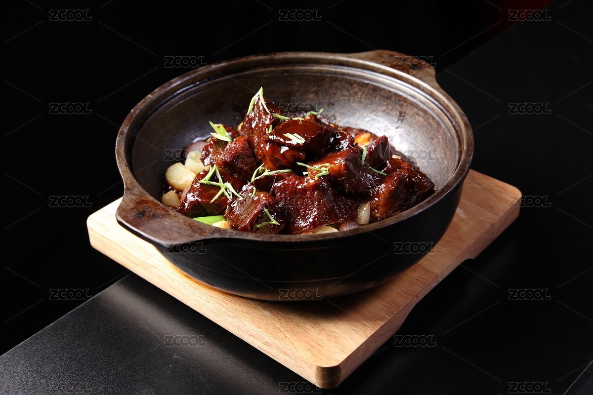 石鍋牛小排（主預(yù)覽-8476805） - 未分類 - 站酷設(shè)計(jì)師醉美中國菜原創(chuàng)素材 - 站酷ZCOOL