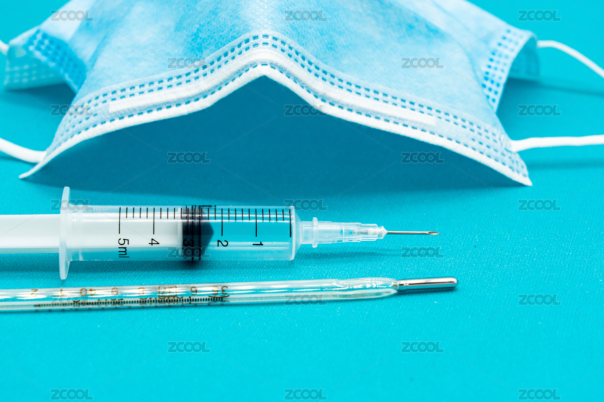 蓝色背景下的各种医疗器械用品（主预览-8124493） - 未分类 - 站酷设计师AdolescentChat原创素材 - 站酷ZCOOL