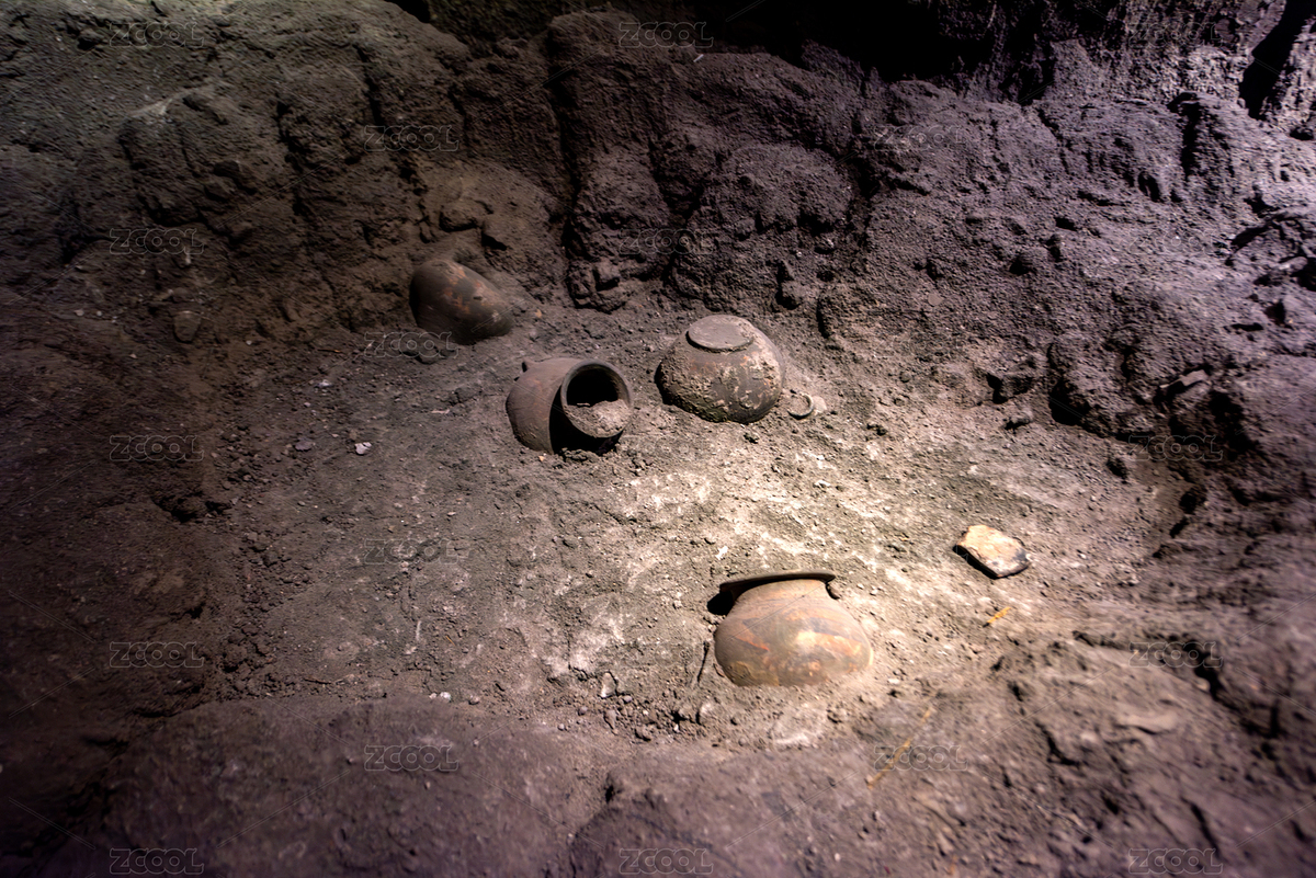 上海广富林考古遗址发掘现场复原场景（主预览-3371151） - 未分类 - 站酷设计师字游哉原创素材 - 站酷ZCOOL