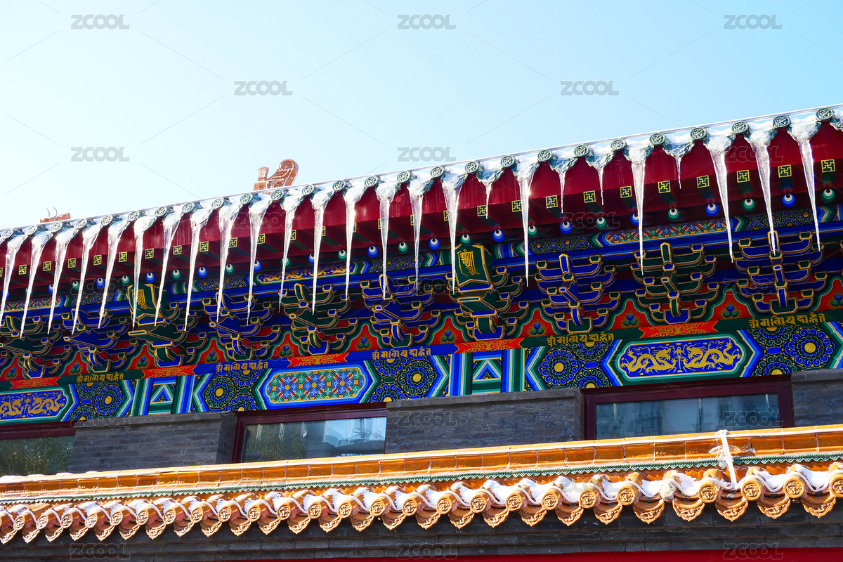 中式建筑房檐上的冰柱（主預(yù)覽-8384583） - 未分類 - 站酷設(shè)計(jì)師孫巖松原創(chuàng)素材 - 站酷ZCOOL