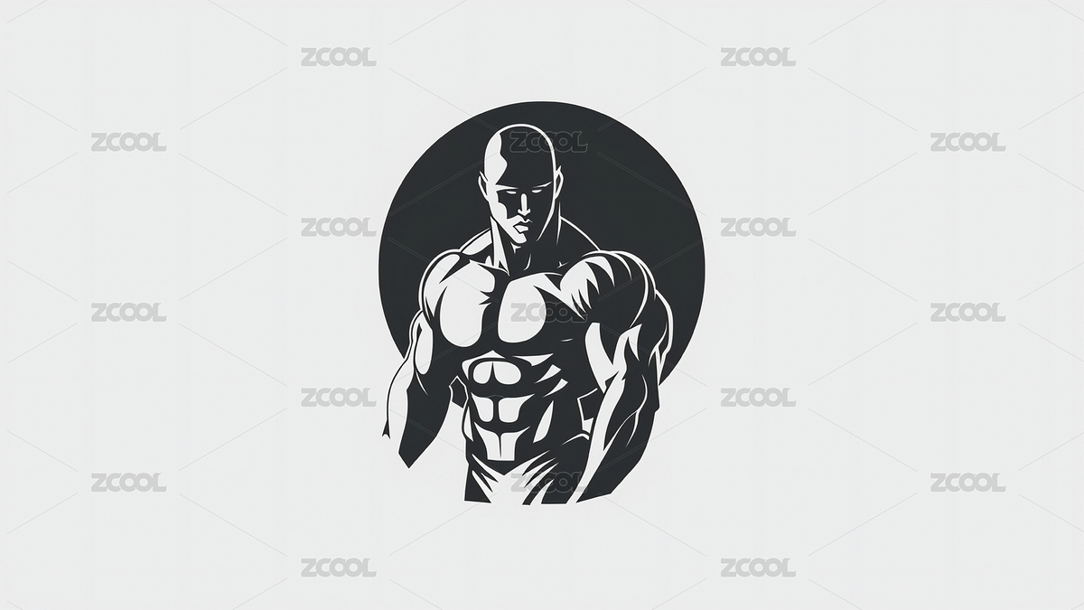 肌肉健身男人簡約LOGO設(shè)計（主預(yù)覽-3958093） - 未分類 - 站酷設(shè)計師nON74cAVIp原創(chuàng)素材 - 站酷ZCOOL