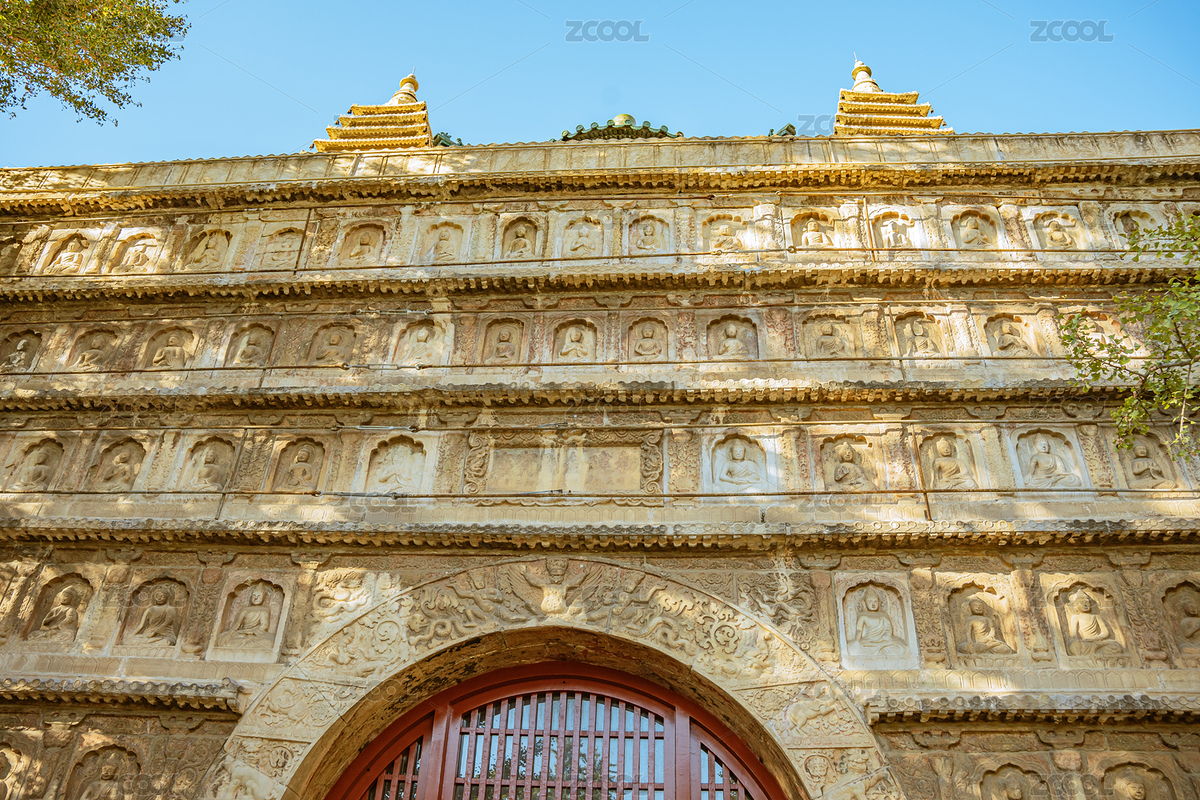 中國北京石刻藝術博物館五塔寺秋景（主預覽-12179617） - 未分類 - 站酷設計師藍小空原創(chuàng)素材 - 站酷ZCOOL