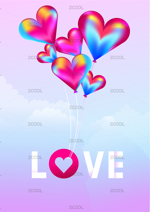 情人节 渐变 爱 爱心 banner posters invitation Valentines day sale background with balloons heart pattern 爱情 插图 海报 招贴 广告 214 2月14 七夕 love 气球 模板（主预览-8989261） - 未分类 - 站酷设计师viviroper原创素材 - 站酷ZCOOL