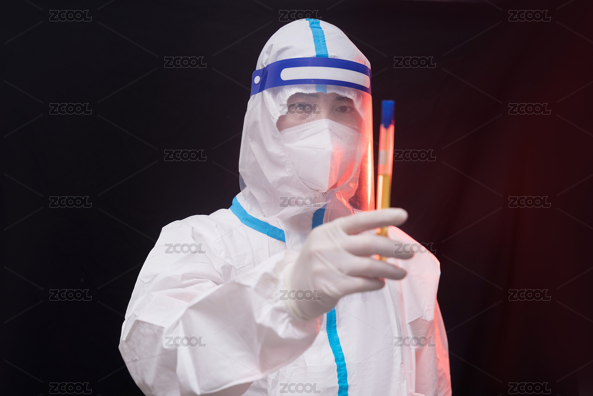 黑背景下全身防护服医生在做核酸检测（主预览-8370926） - 未分类 - 站酷设计师斯梅工原创素材 - 站酷ZCOOL