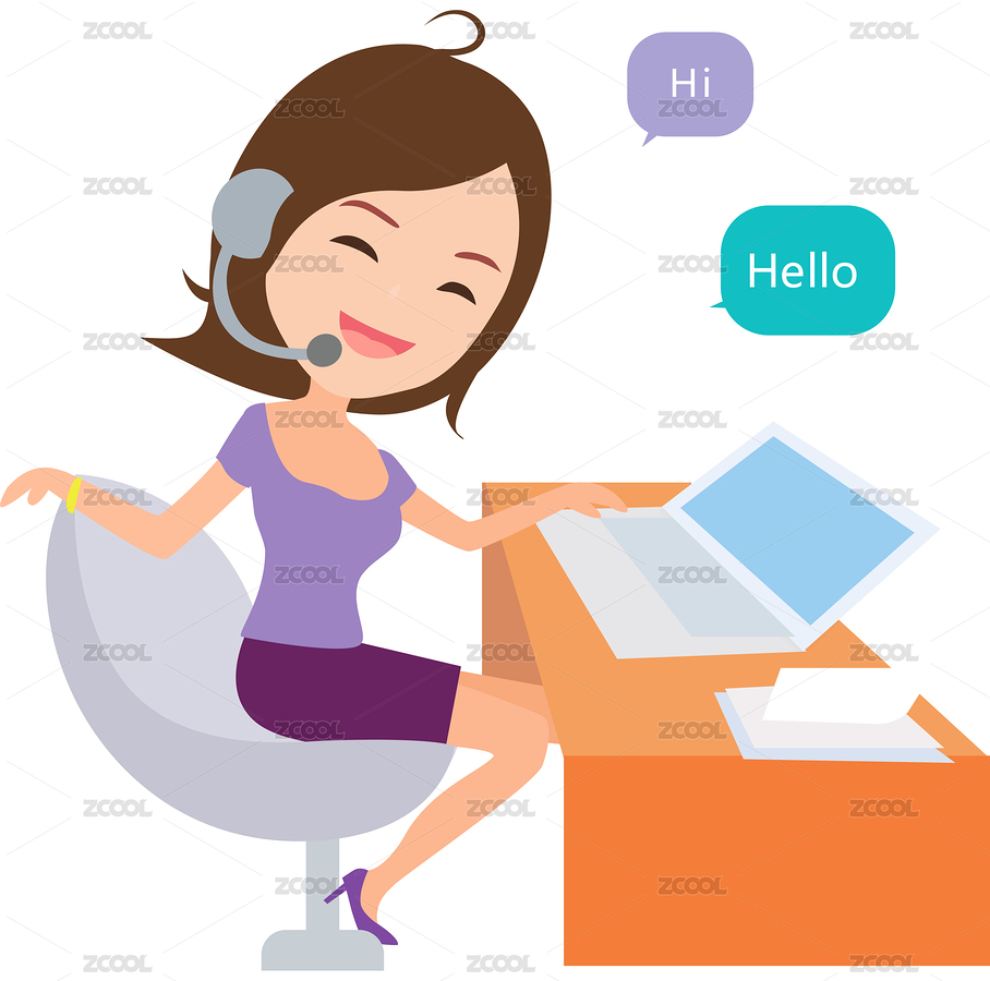 客服美女人物矢量插画（主预览-5697510） - 未分类 - 站酷设计师梦画诗音原创素材 - 站酷ZCOOL