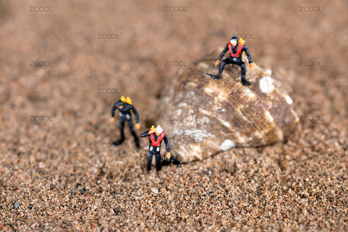 失去海洋的潛水員坐在田螺殼上（主預(yù)覽-6300408） - 未分類 - 站酷設(shè)計(jì)師小羽怪原創(chuàng)素材 - 站酷ZCOOL