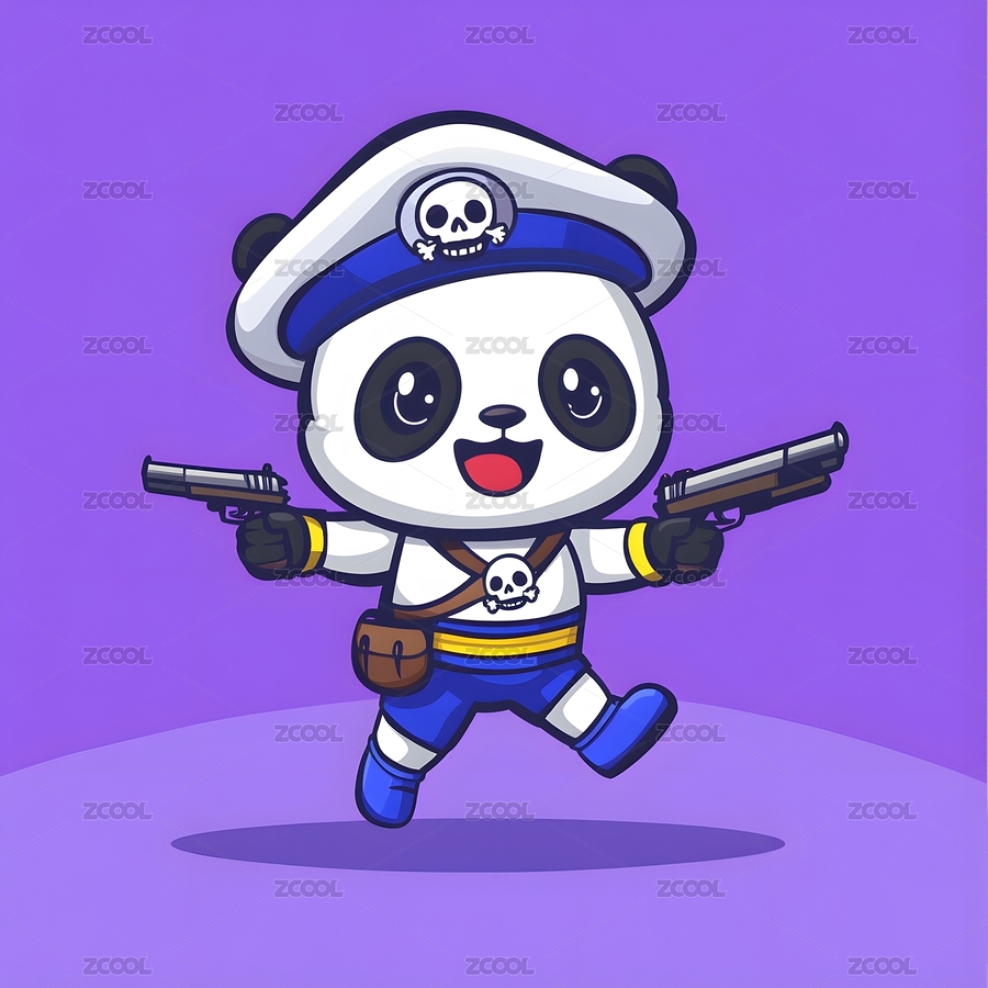 熊貓船長(zhǎng)的出擊（主預(yù)覽-10273009） - 未分類 - 站酷設(shè)計(jì)師Z182782717原創(chuàng)素材 - 站酷ZCOOL