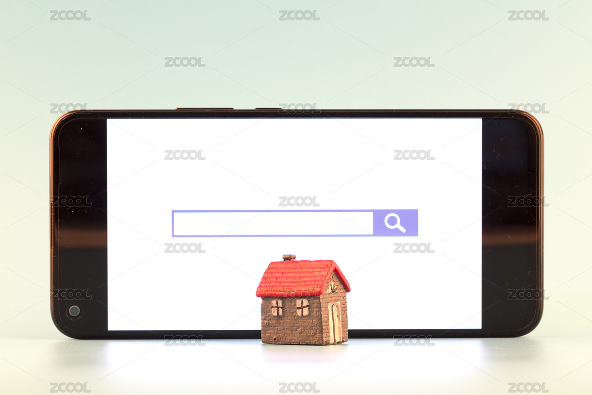 手機(jī)和搜索引擎和房子模型（主預(yù)覽-9009284） - 未分類 - 站酷設(shè)計(jì)師小羽怪原創(chuàng)素材 - 站酷ZCOOL