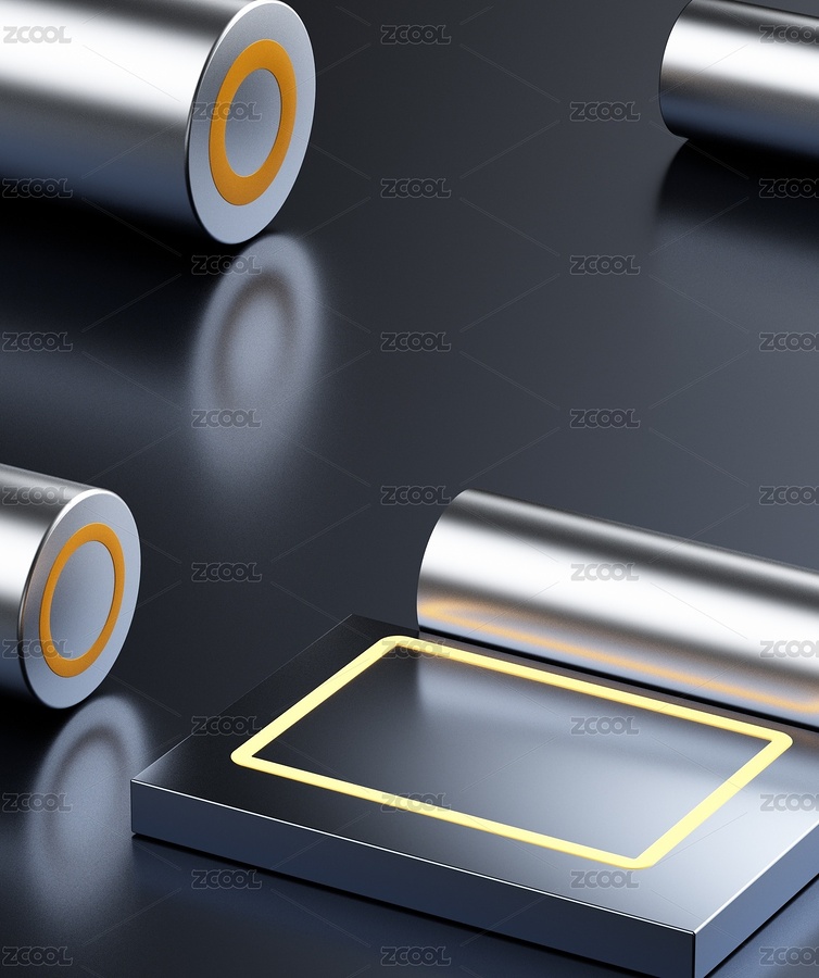 超強金屬質(zhì)感的科技電商渲染圖背景（主預覽-3111813） - 未分類 - 站酷設計師remy涵原創(chuàng)素材 - 站酷ZCOOL