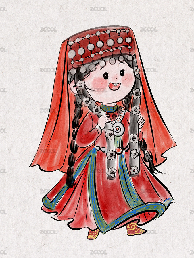 塔吉克族（主預(yù)覽-7236126） - 未分類 - 站酷設(shè)計(jì)師貍子菌原創(chuàng)素材 - 站酷ZCOOL