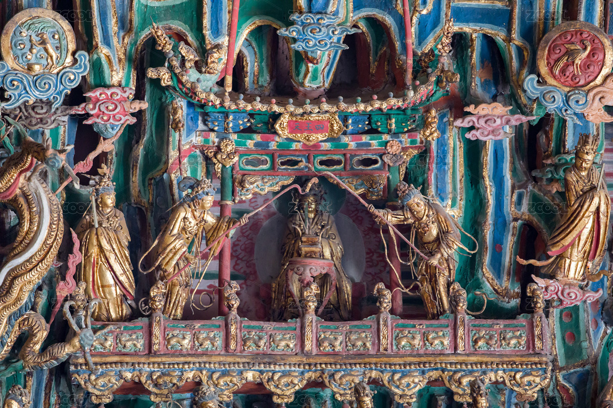 中國山西省臨汾市隰縣小西天明代懸塑泥塑（主預(yù)覽-8910929） - 未分類 - 站酷設(shè)計師繁花浮云也不過原創(chuàng)素材 - 站酷ZCOOL