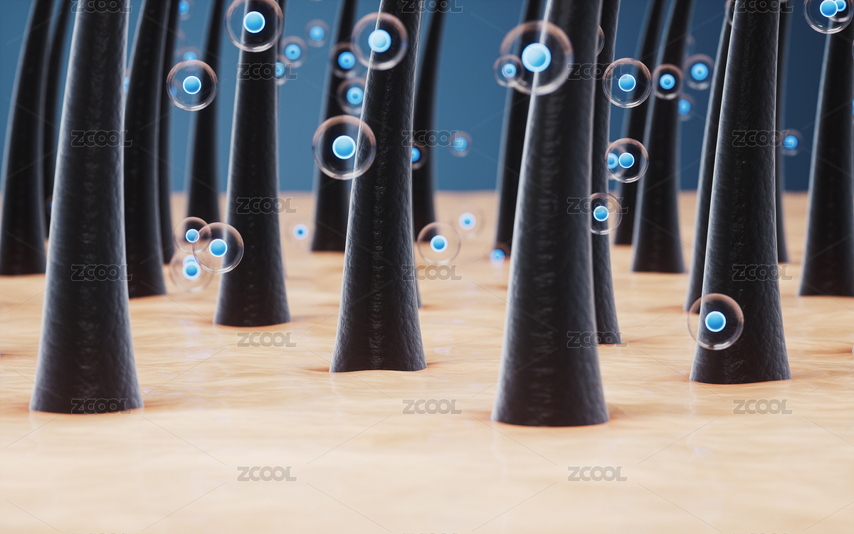 头发与皮肤3D渲染（主预览-1102016） - 未分类 - 站酷设计师VinkFan原创素材 - 站酷ZCOOL