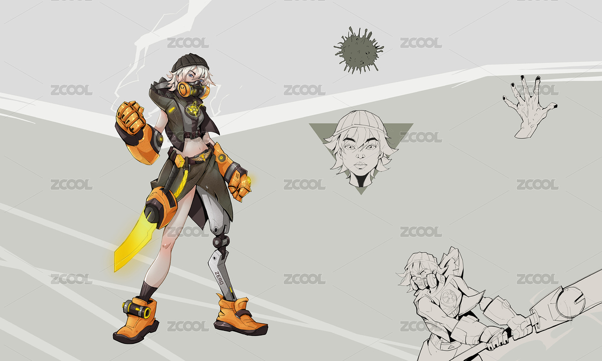 游戲角色設(shè)計(jì)（主預(yù)覽-4422845） - 未分類 - 站酷設(shè)計(jì)師阿浪CST潮流繪畫原創(chuàng)素材 - 站酷ZCOOL