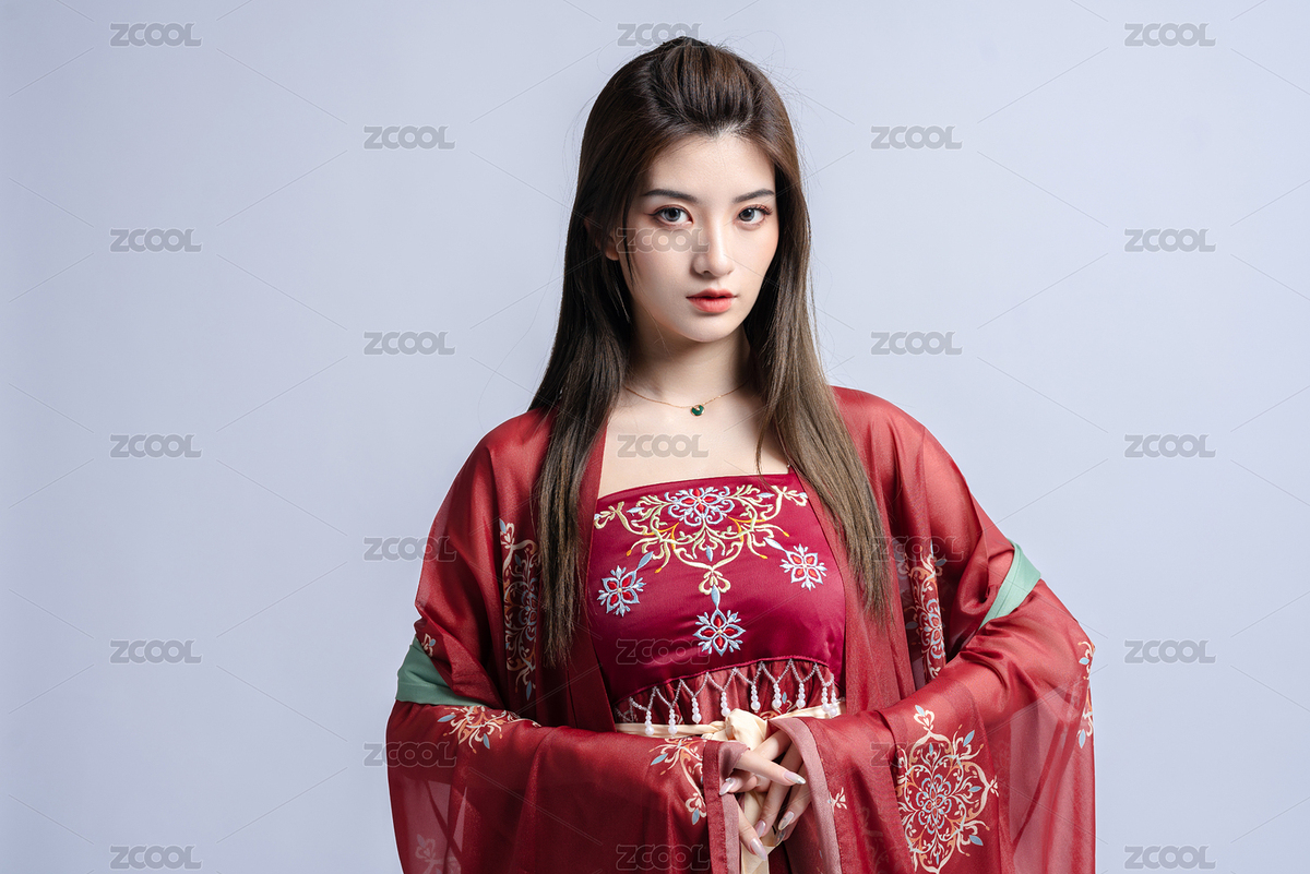 白色背景里的亚洲古装美女（主预览-8846590） - 未分类 - 站酷设计师龙套就是龙套原创素材 - 站酷ZCOOL