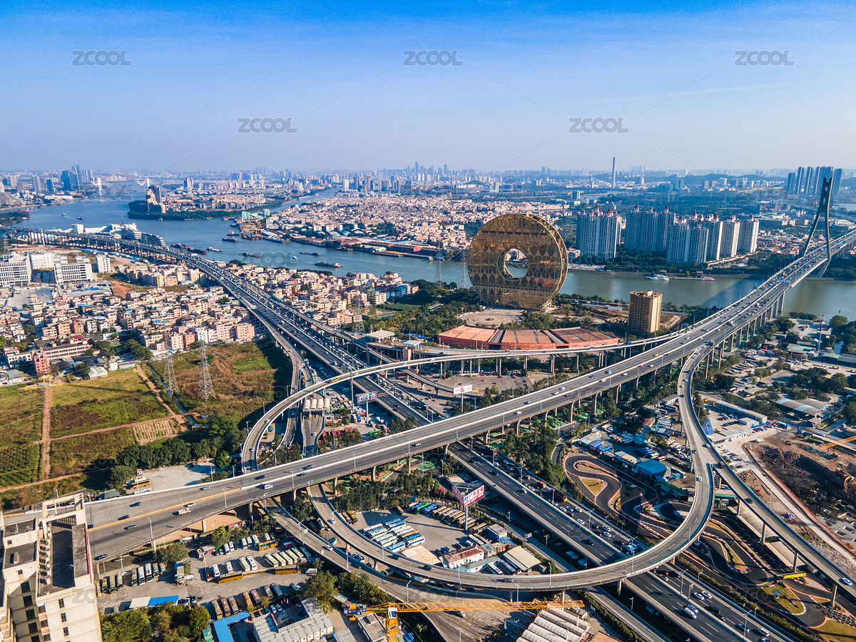 中國(guó)廣州圓大廈和東沙立交航拍（主預(yù)覽-8938528） - 未分類(lèi) - 站酷設(shè)計(jì)師AdolescentChat原創(chuàng)素材 - 站酷ZCOOL