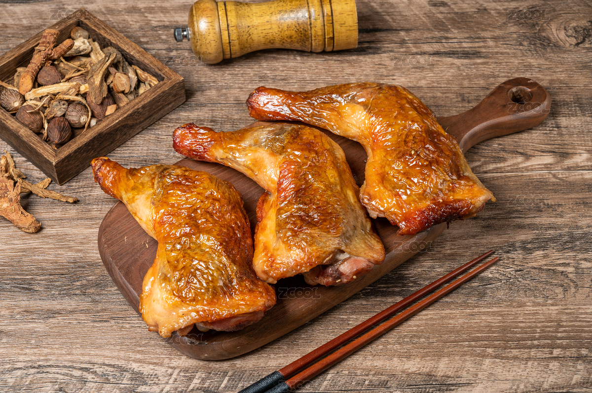 木桌上的鹵雞腿（主預(yù)覽-9052624） - 未分類 - 站酷設(shè)計師是清歡呀原創(chuàng)素材 - 站酷ZCOOL