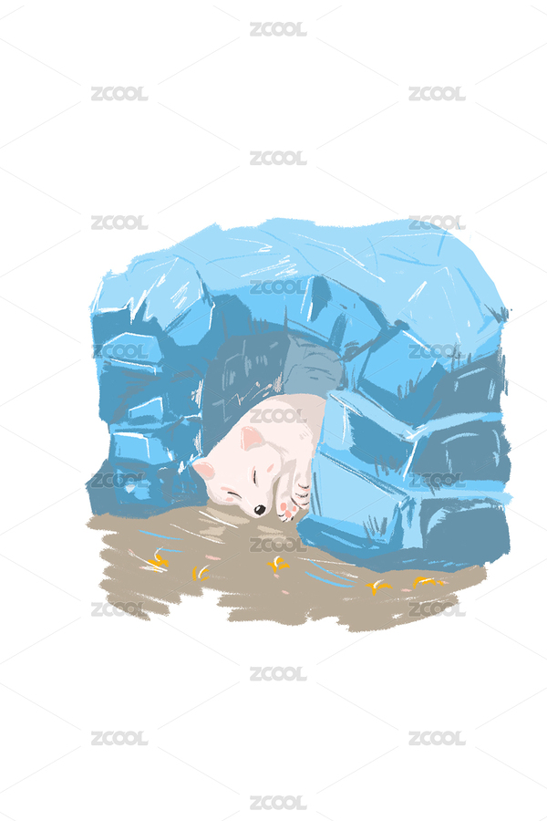 冬眠小狐貍插畫（主預(yù)覽-5155945） - 未分類 - 站酷設(shè)計師飄魚沫原創(chuàng)素材 - 站酷ZCOOL