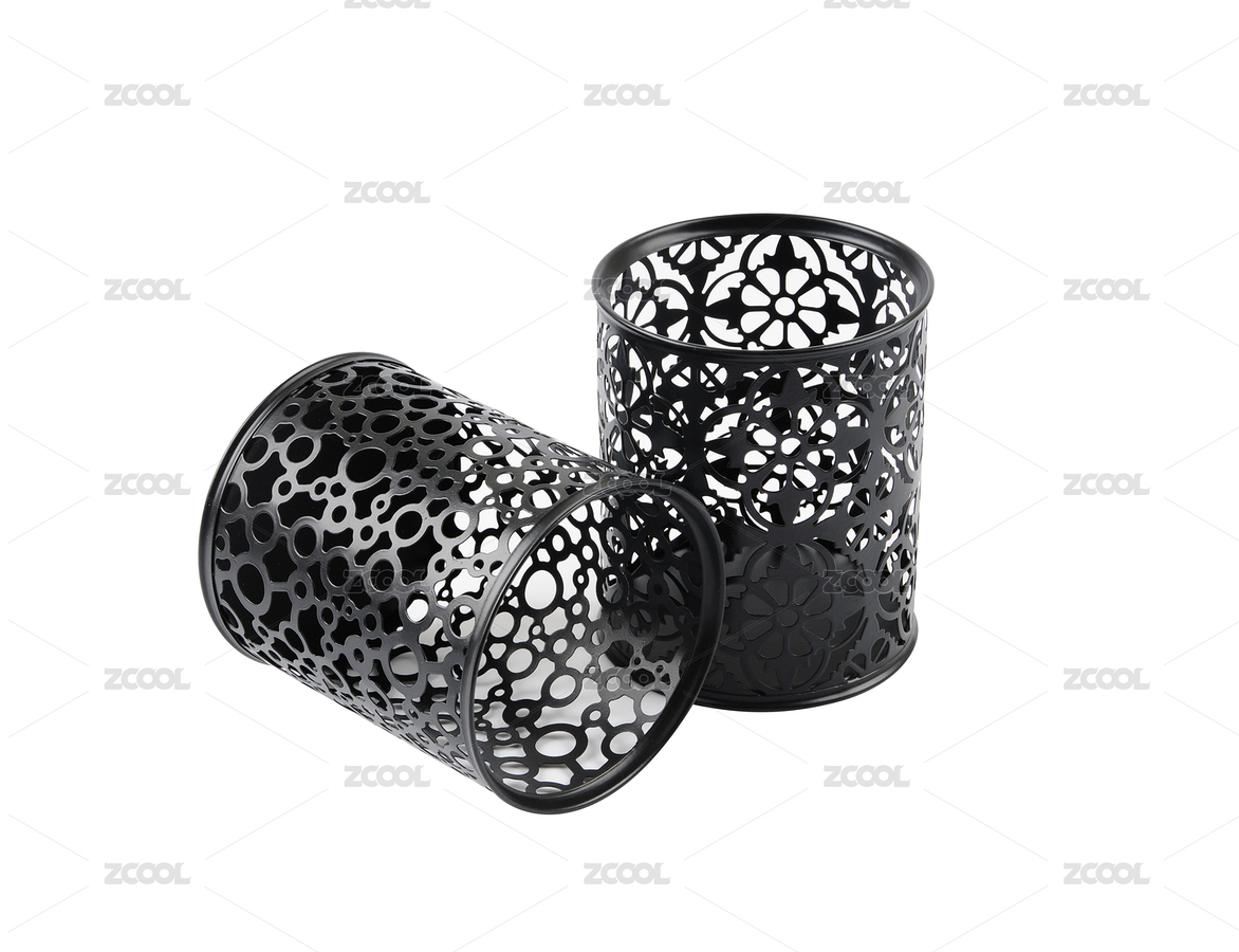 白色背景中的黑色鐵藝鏤空時尚筆筒（主預(yù)覽-8872851） - 未分類 - 站酷設(shè)計師羊圈有青草原創(chuàng)素材 - 站酷ZCOOL