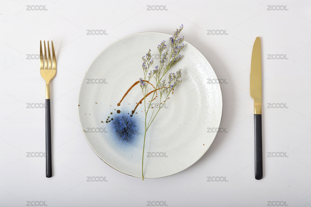 素雅清新手繪陶瓷圓盤（主預(yù)覽-8246224） - 未分類 - 站酷設(shè)計(jì)師花莎工坊原創(chuàng)素材 - 站酷ZCOOL