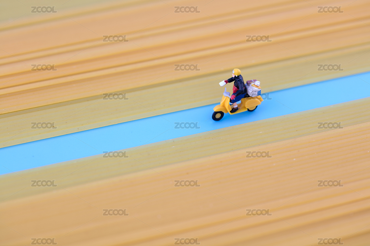 意大利面道路上快遞員送快遞（主預(yù)覽-3208500） - 未分類 - 站酷設(shè)計(jì)師小羽怪原創(chuàng)素材 - 站酷ZCOOL