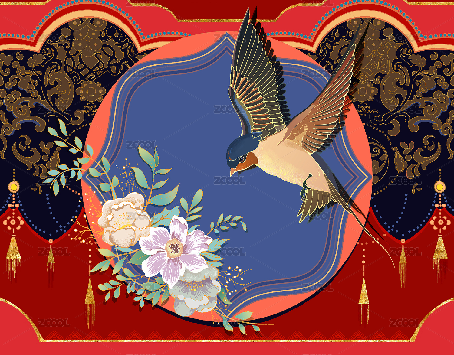 燕窝包装插画