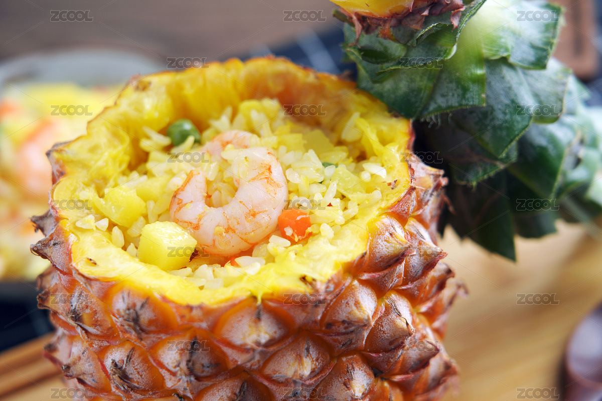 菠蘿鳳梨蝦仁炒飯（主預(yù)覽-3879513） - 未分類 - 站酷設(shè)計(jì)師香菜真好吃啊原創(chuàng)素材 - 站酷ZCOOL