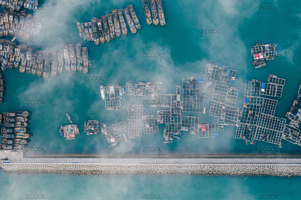 海上的渔船渔排航拍景观（主预览-2764353） - 未分类 - 站酷设计师北斗星云原创素材 - 站酷ZCOOL