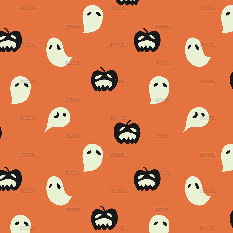 卡通手绘搞怪万圣节幽灵花型（主预览-8791394） - 未分类 - 站酷设计师corelead原创素材 - 站酷ZCOOL