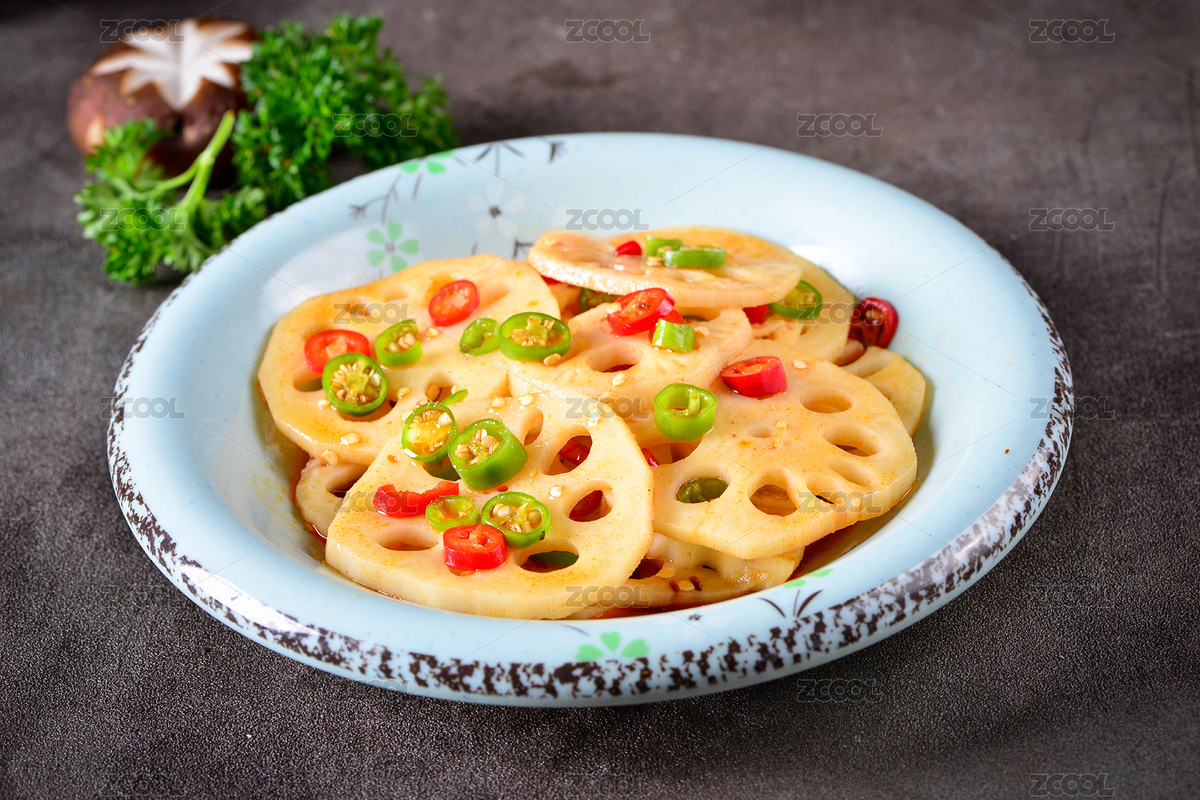 一盤白色涼拌藕片放在黑色底板上（主預(yù)覽-2334035） - 未分類 - 站酷設(shè)計師食光紀(jì)文化傳媒原創(chuàng)素材 - 站酷ZCOOL