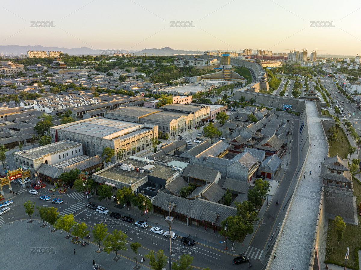 山西省忻州市忻州古城航拍圖片（主預(yù)覽-8323660） - 未分類 - 站酷設(shè)計(jì)師hbsjzyjh原創(chuàng)素材 - 站酷ZCOOL