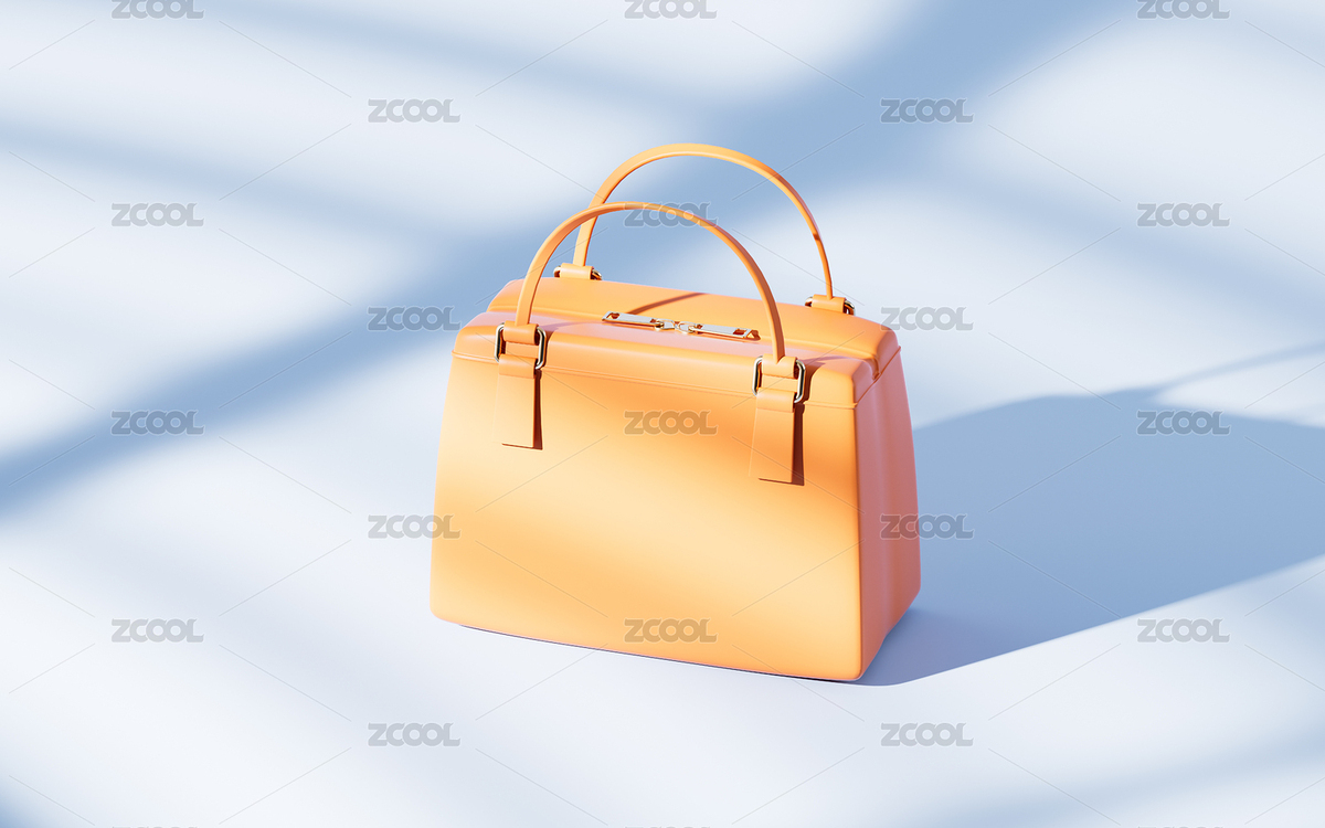 女士手提包模型3D渲染（主預(yù)覽-1287039） - 未分類 - 站酷設(shè)計師TinaJi0718原創(chuàng)素材 - 站酷ZCOOL