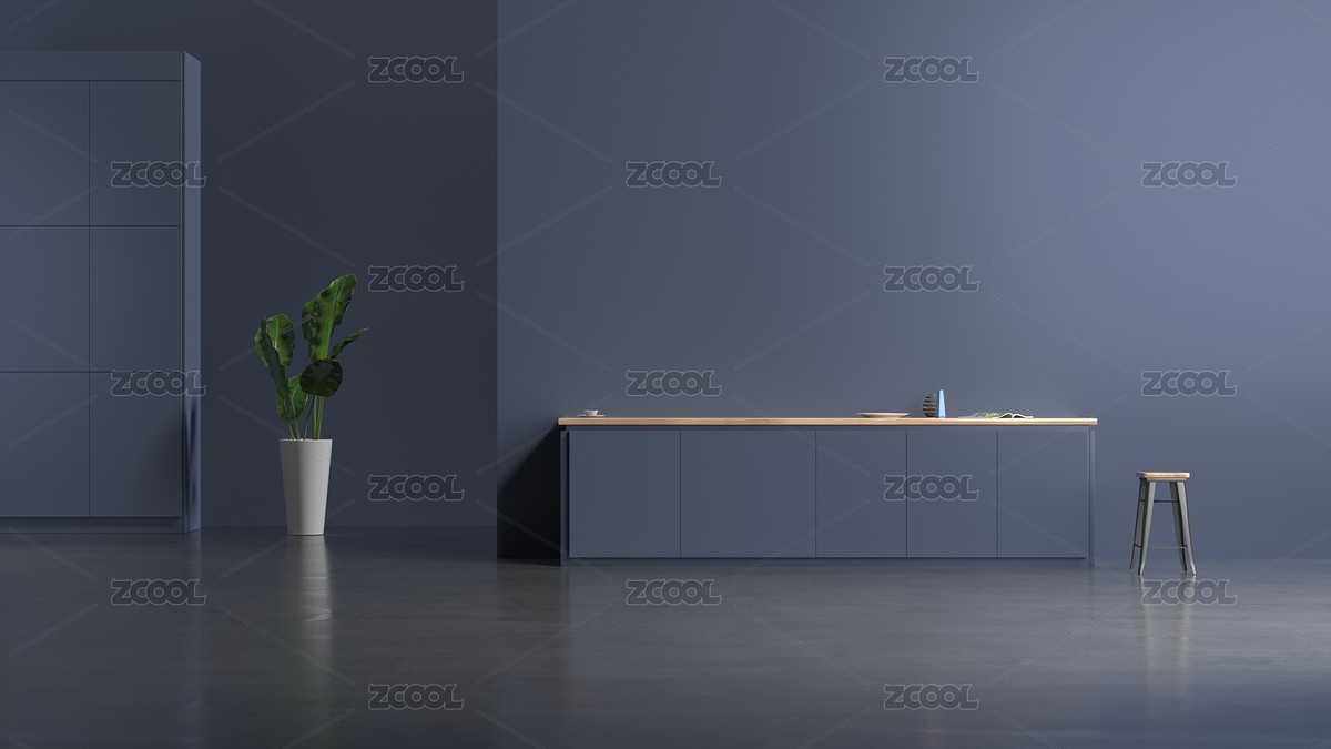 科技家居藍(lán)色櫥柜煙機(jī)灶具烤箱高端廚房3D（主預(yù)覽-3259132） - 未分類 - 站酷設(shè)計(jì)師Walkeer原創(chuàng)素材 - 站酷ZCOOL