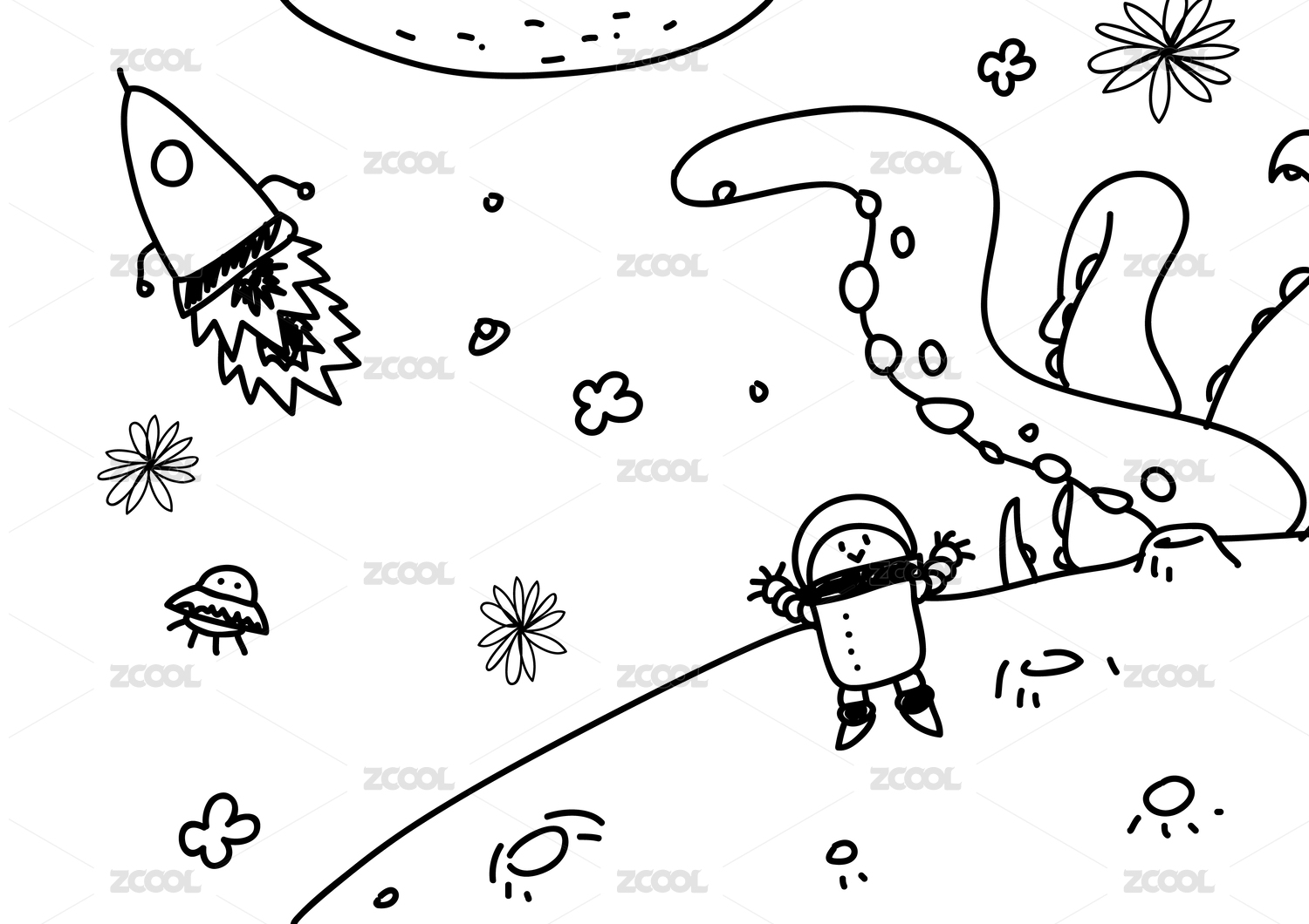 线条太空space