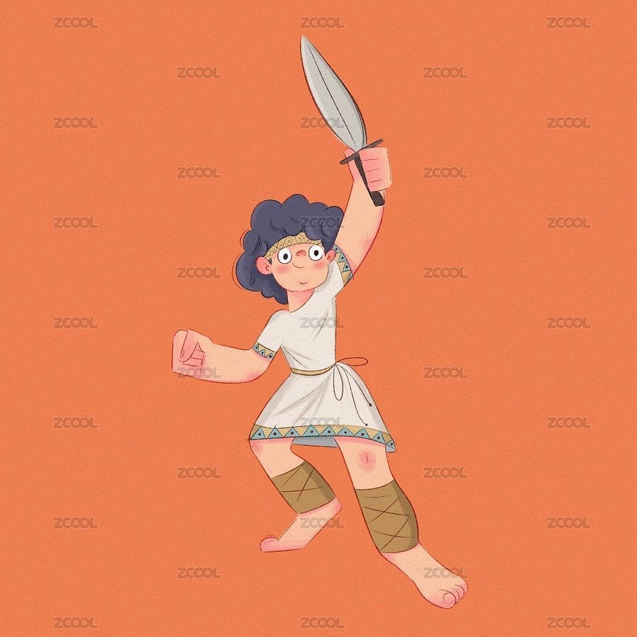 拿剑小男孩（主预览-7612736） - 未分类 - 站酷设计师hello春天原创素材 - 站酷ZCOOL