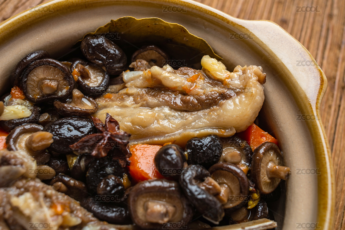 木桌上一砂煲美味香菇燉羊排（主預覽-1699644） - 未分類 - 站酷設計師風暴麗麗原創(chuàng)素材 - 站酷ZCOOL