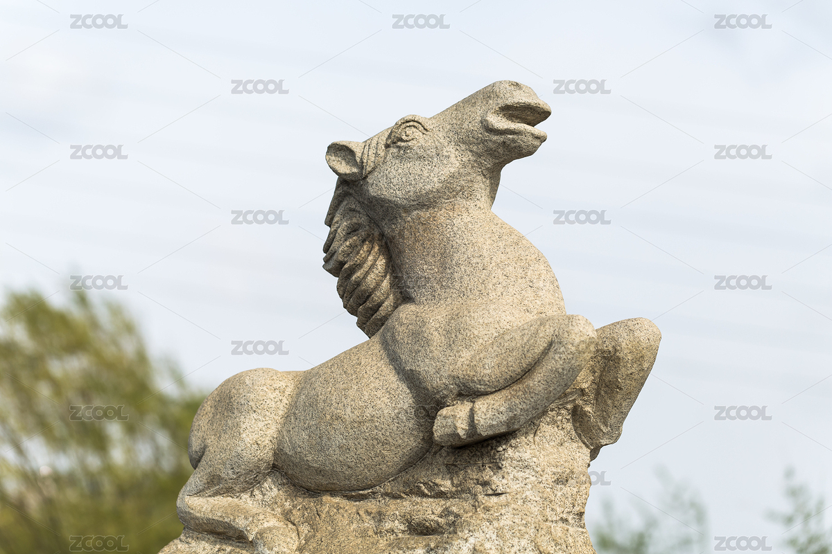 十二生肖之马石雕塑（主预览-5920733） - 未分类 - 站酷设计师秋影随风原创素材 - 站酷ZCOOL