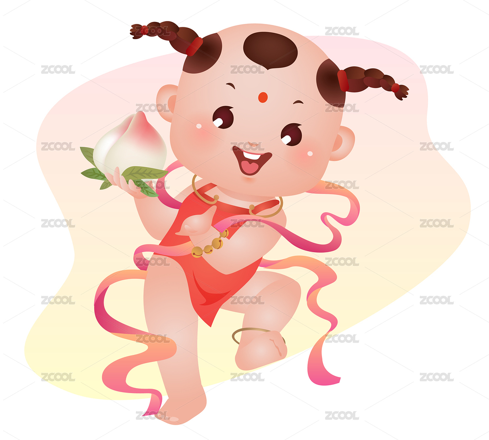 神話人物童子祝壽 卡通矢量（主預(yù)覽-1887191） - 未分類 - 站酷設(shè)計(jì)師Emily_studio原創(chuàng)素材 - 站酷ZCOOL