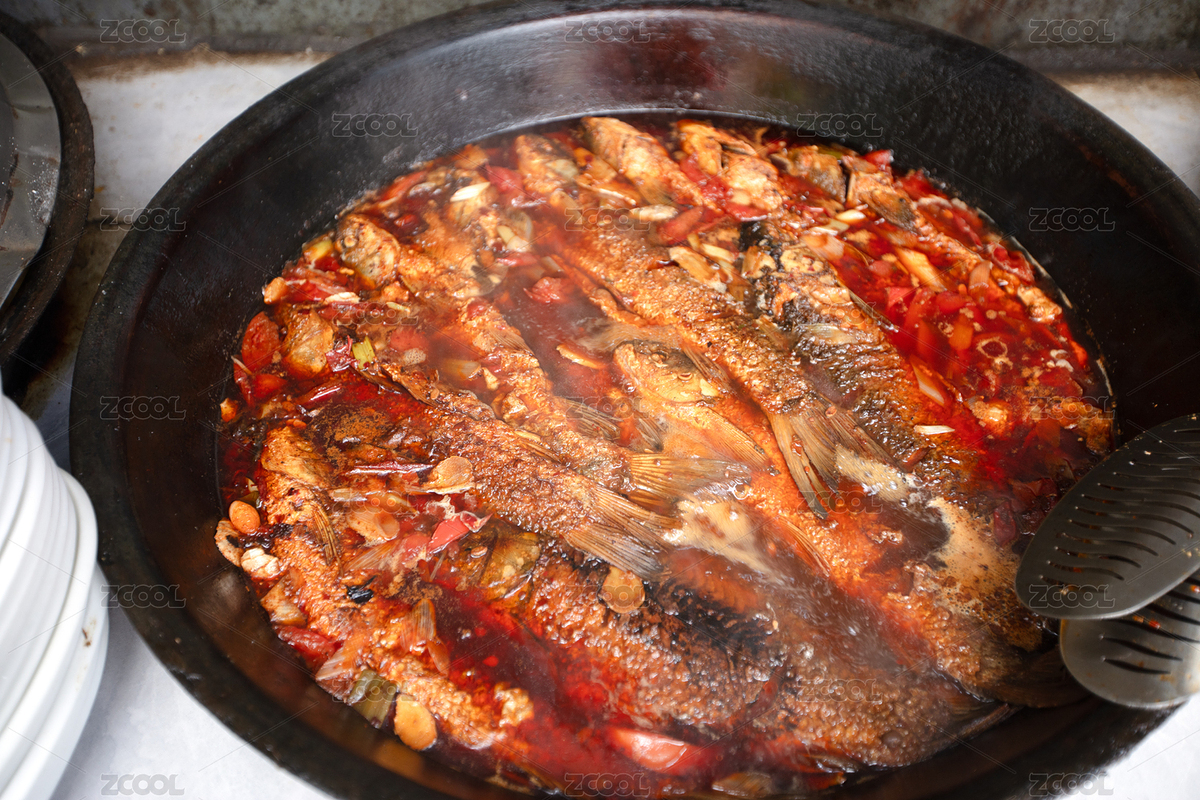 鐵鍋里的紅燒鯉魚(yú)（主預(yù)覽-298094） - 未分類(lèi) - 站酷設(shè)計(jì)師小羽怪原創(chuàng)素材 - 站酷ZCOOL