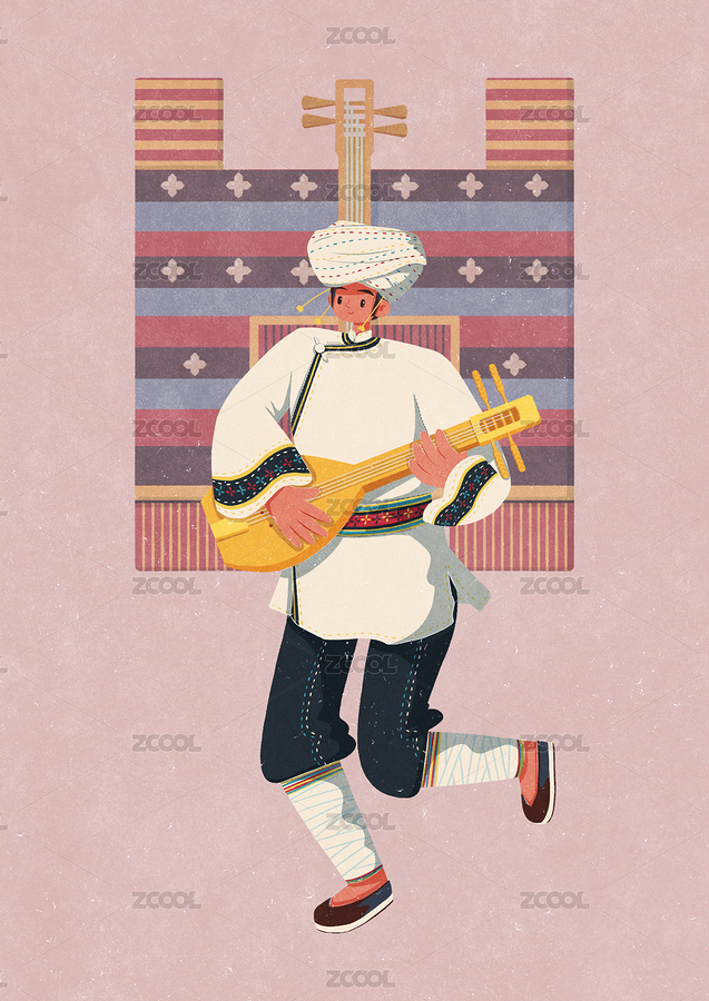 怒族彈達(dá)比亞的男性（主預(yù)覽-8599682） - 未分類 - 站酷設(shè)計(jì)師歪蹄原創(chuàng)素材 - 站酷ZCOOL