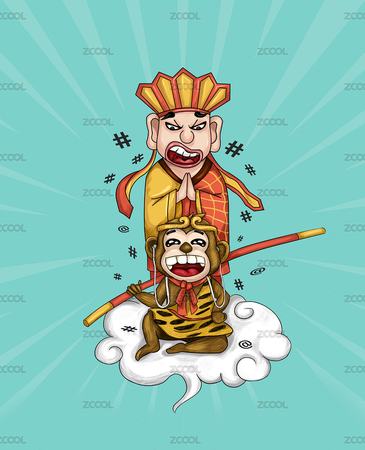 唐僧在念经（主预览-1988282） - 未分类 - 站酷设计师咕噜辛原创素材 - 站酷ZCOOL