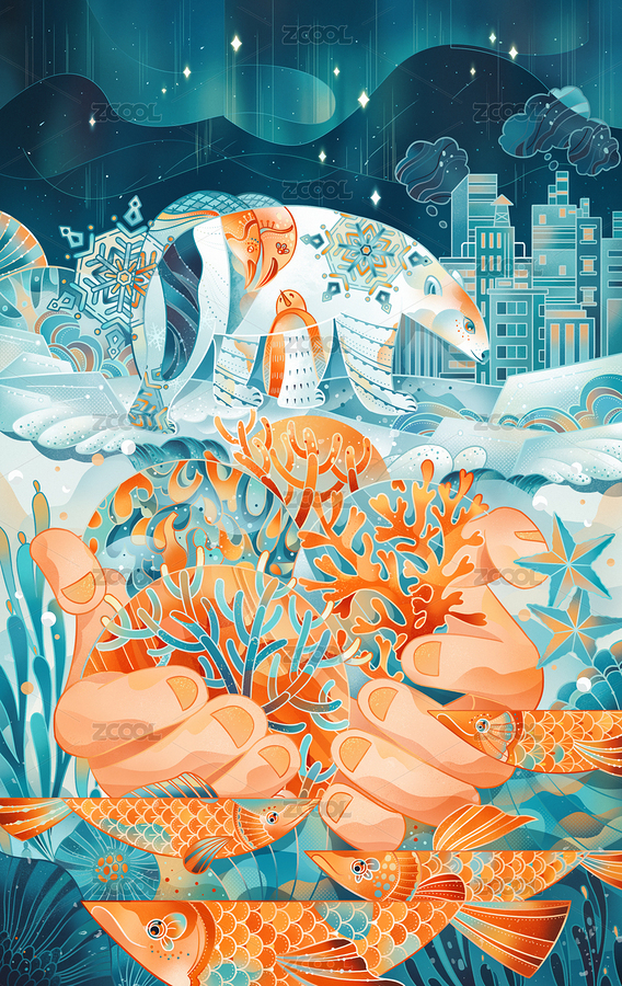 人与自然与低碳环保 保护环境（主预览-4797868） - 未分类 - 站酷设计师Shirley苏安原创素材 - 站酷ZCOOL