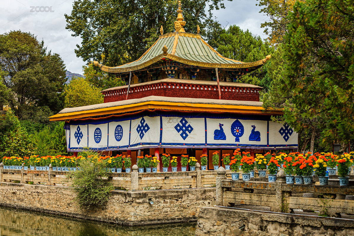 中国西藏拉萨罗布林卡风光（主预览-8277773） - 未分类 - 站酷设计师刘剑伟原创素材 - 站酷ZCOOL