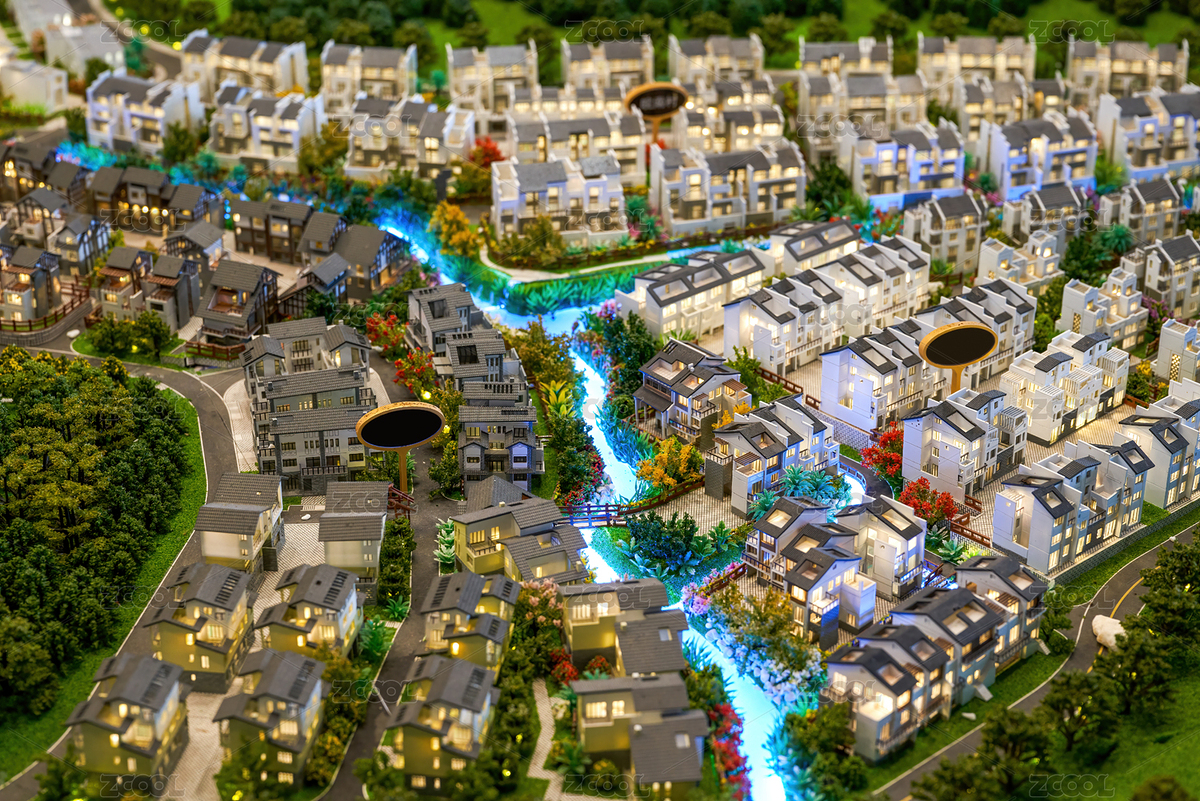 房地產售樓部里的建筑沙盤模型（主預覽-6627887） - 未分類 - 站酷設計師SteveChum原創(chuàng)素材 - 站酷ZCOOL